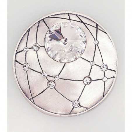 925° Silver pendant, Type: Women, Stone: Swarovski crystals , 2301535(Matt+POx-MattBk)_SV