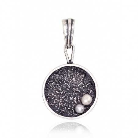 925° Silver pendant, Type: \"K-Exclusive\"  collection, Stone: Fresh-water Pearl , 2301814(POx-Bk)_PE