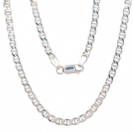 Silver chain Marina 3.9 mm , diamond cut