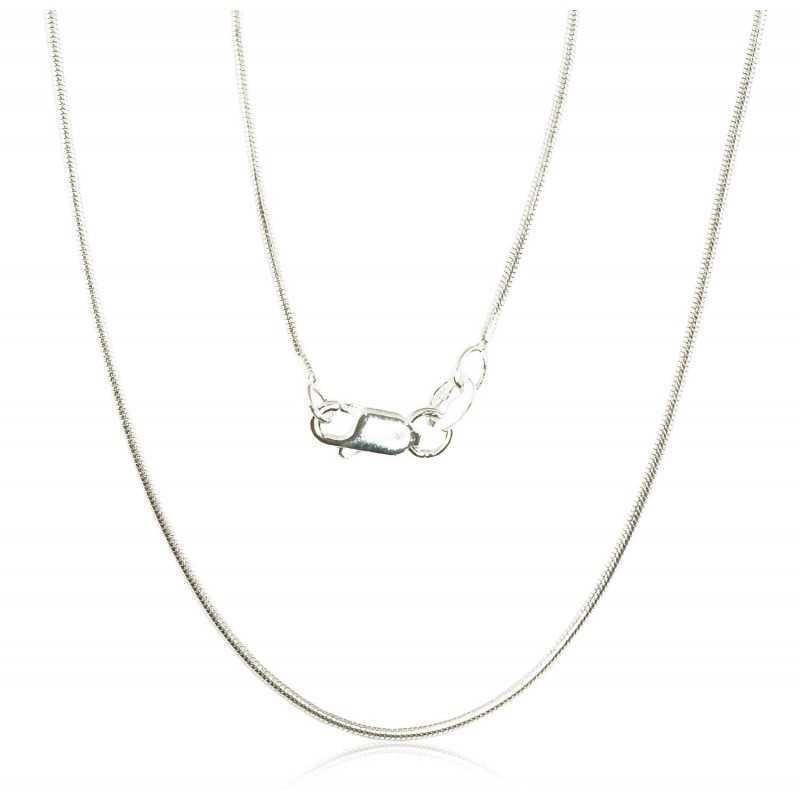 Silver chain Snake 1 mm