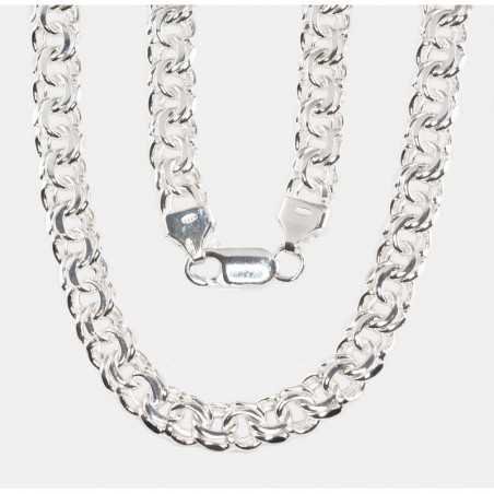 Silver chain Bismark 7 mm