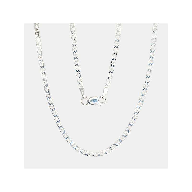 Silver chain Marina 2 mm , diamond cut