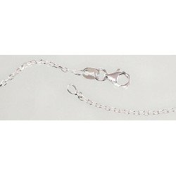 Silver chain Anchor 1.2 mm , diamond cut