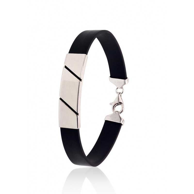 925° Silver bracelet, For men, 2600301(PRh-Gr)