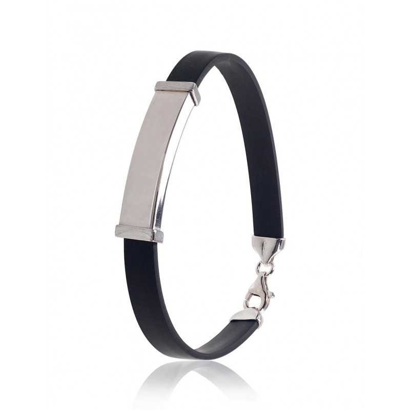 925° Silver bracelet, For men, 2600361(PRh-Gr+PRh-MattGr)