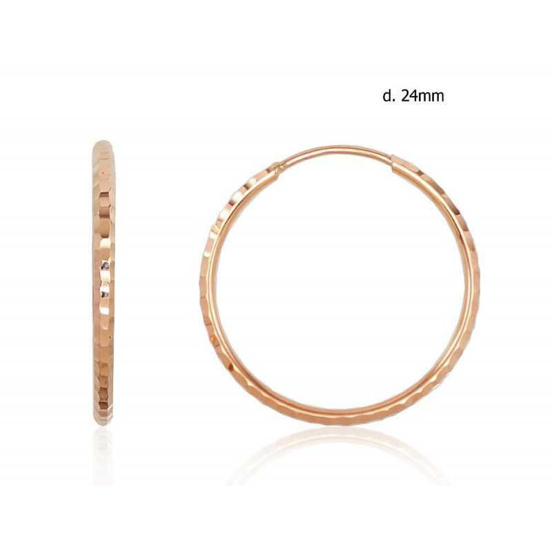 Gold rings-earrings, 585°, No stone, 1200986(Au-R)