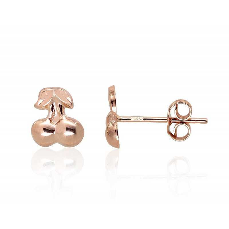 Gold classic studs earrings, 585°, No stone, 1201249(Au-R)