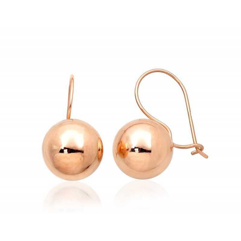 Gold hook earrings, 585°, No stone, 1201366(Au-R)