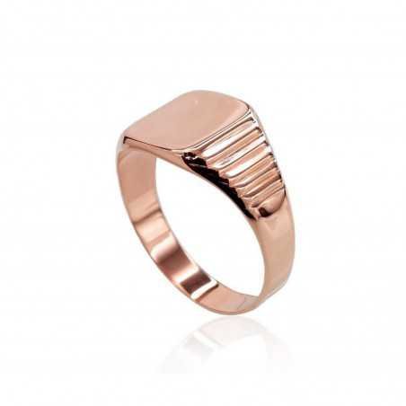 Gold ring, Rose gold, 585°, No stone, 1100576(Au-R)