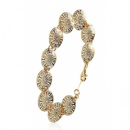 Gold bracelet, Rose gold, 585°, 1600015(Au-R+PRh-W)