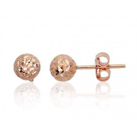 Gold classic studs earrings, 585°, No stone, 1201370(Au-R)