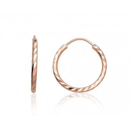 Gold rings-earrings, 585°, No stone, 1201376(Au-R)