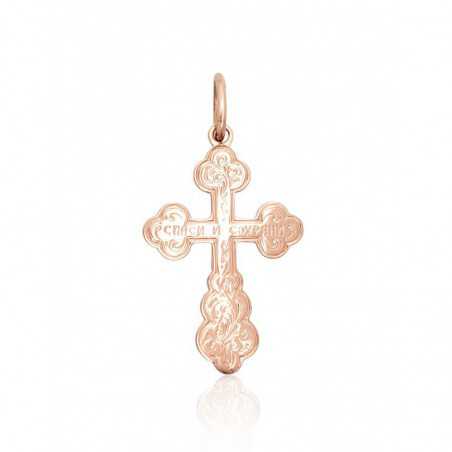 Gold pendant, 585°, Rose gold, No stone, 1300894(Au-R+PRh-W)