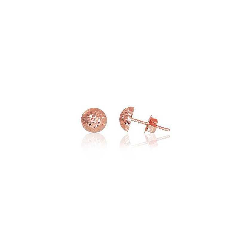 Gold classic studs earrings, 585°, No stone, 1200106(Au-R)