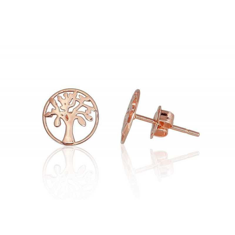 Gold classic studs earrings, 585°, No stone, 1200941(Au-R)