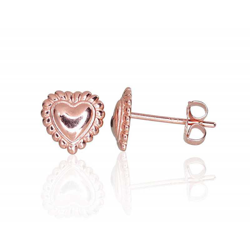 Gold classic studs earrings, 585°, No stone, 1201231(Au-R)