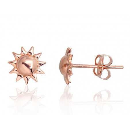 Gold classic studs earrings, 585°, No stone, 1201398(Au-R)