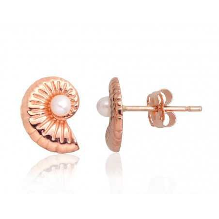 Gold classic studs earrings, 585°, Fresh-water Pearl , 1201401(Au-R)_PE