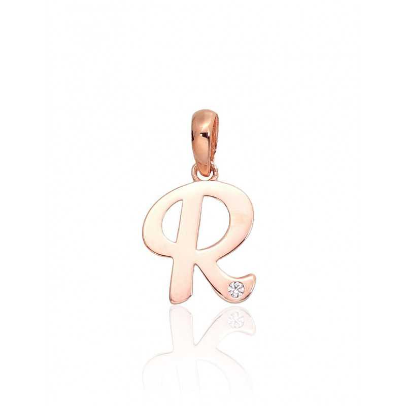 Gold pendant, 585°, Rose gold, Zirkons , 1300924(Au-R)_CZ