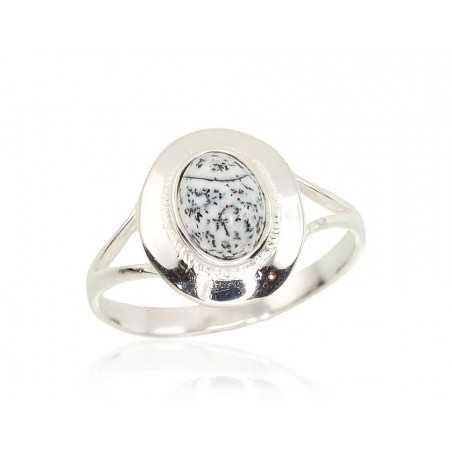 925° Genuine Sterling Silver ring, Stone: Dendritic Agate , Type: Women, 2101190_AGD