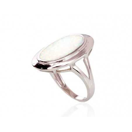 925° Genuine Sterling Silver ring, Stone: Opalit , Type: Women, 2100853_OP-W