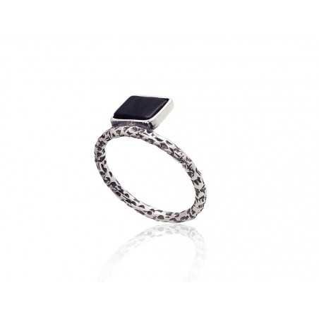 925° Genuine Sterling Silver ring, Stone: Onix , Type: \\\"K-Exclusive\\\"  collection, 2101744(POx-Bk)_ON