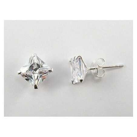 925° Silver Stud Earrings, , Zirkons , 2202630_CZ