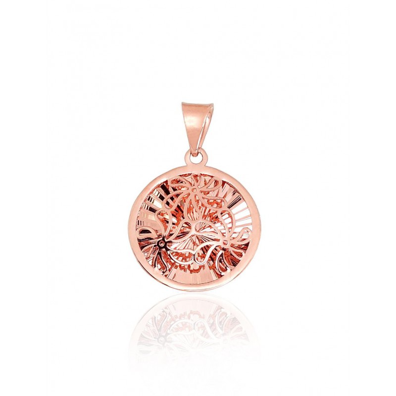 Gold pendant, 585°, Rose gold, No stone, 1300691(Au-R)