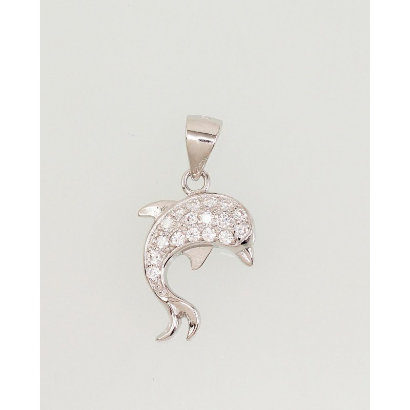 925° Silver pendant, Type: Women, Stone: Zirkons , 2301653(PRh-Gr)_CZ