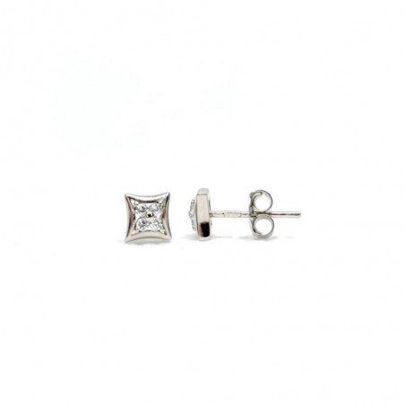Silver Stud Earrings, Silver, No stone, 910034