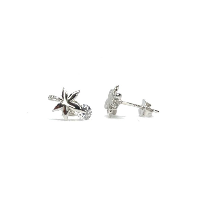  Silver Stud Earrings, Silver, No stone, 910036