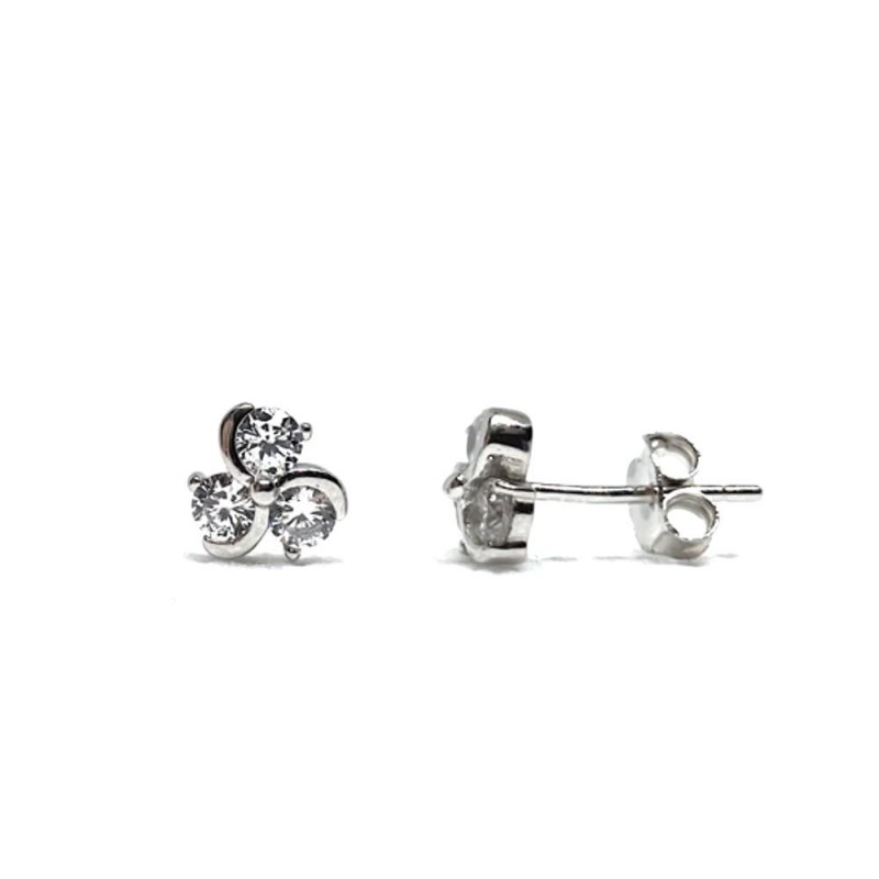 Silver Stud Earrings, Silver, No stone, 910040