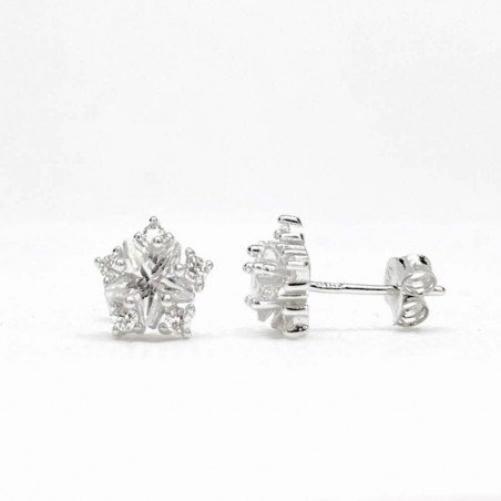  Silver Stud Earrings, Silver, No stone, 910048