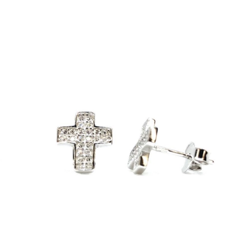 Silver Stud Earrings, Silver, No stone, 910047