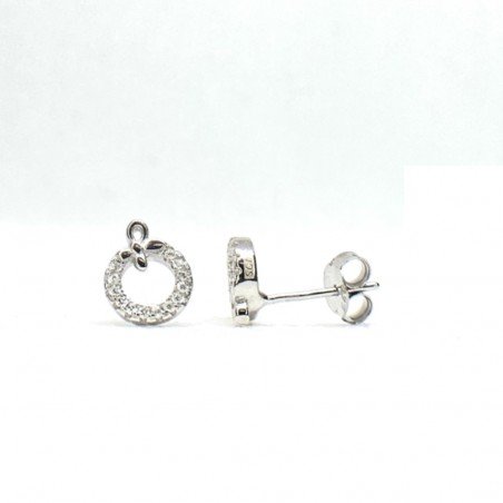  Silver Stud Earrings, Silver, No stone, 910054