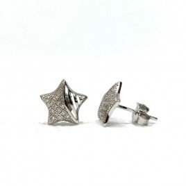  Silver Stud Earrings, Silver, No stone, 910058