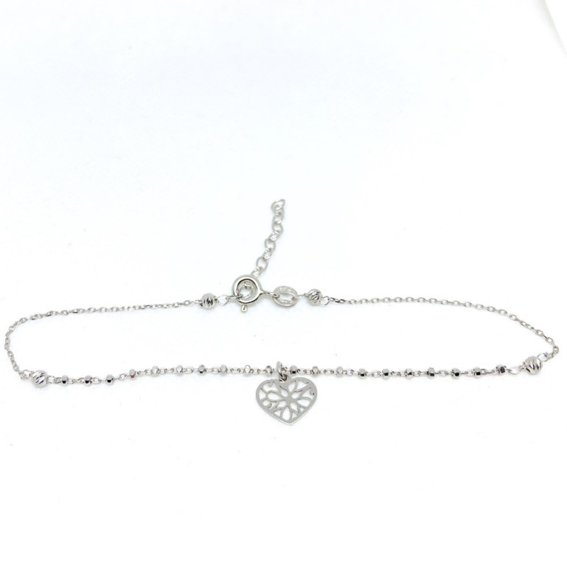 Серебряная цепочка для ног mm