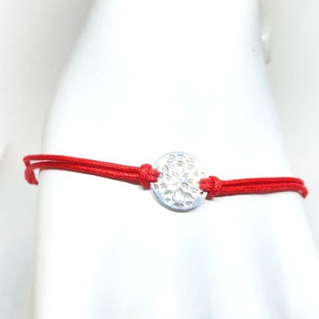 925 Sterling silver bracelet with thread