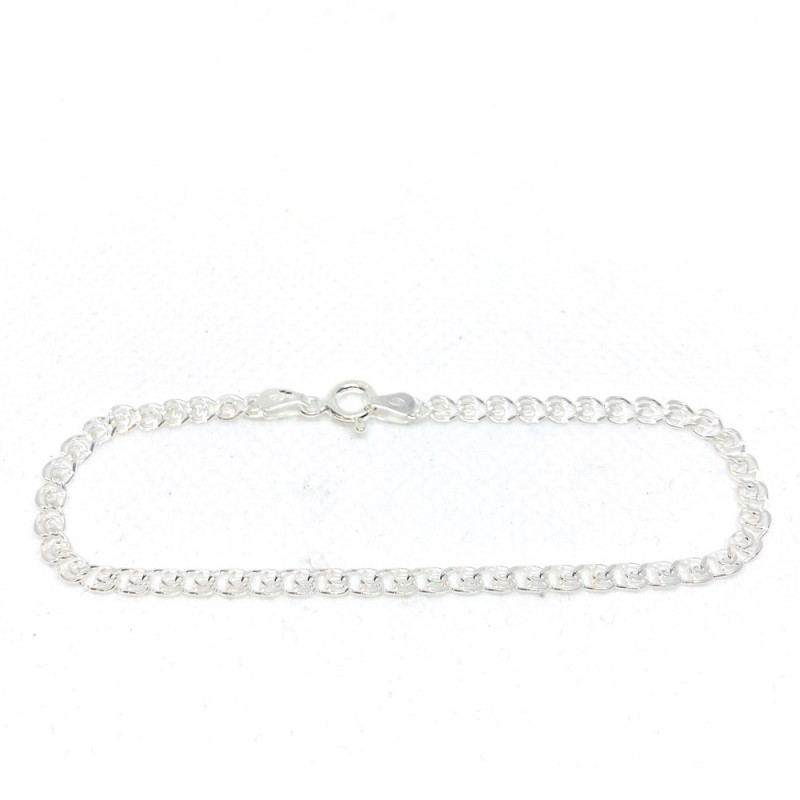 925 Sterling silver bracelet. Height: 3.1 mm