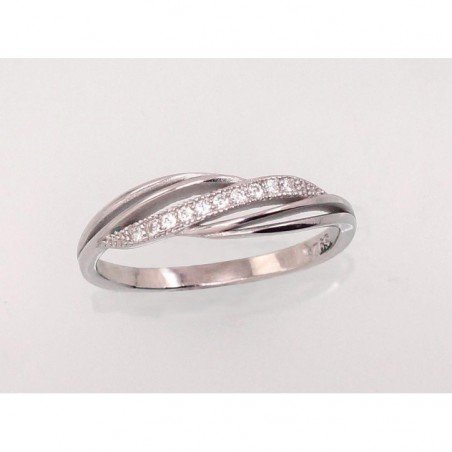 925° Genuine Sterling Silver ring, Stone: Zirkons , Type: Women, 2101476(PRh-Gr)_CZ