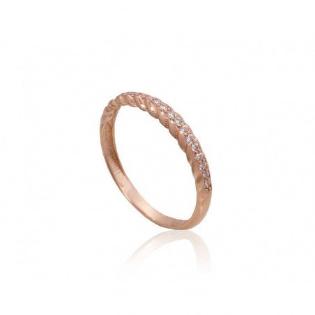 585° Gold ring, Stone: Zirkons , Type: Women, 1101070(Au-R)_CZ