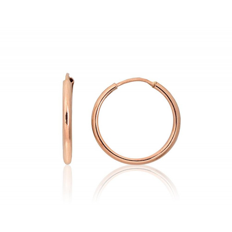 Gold rings-earrings, 585°, No stone, 1201434(Au-R)