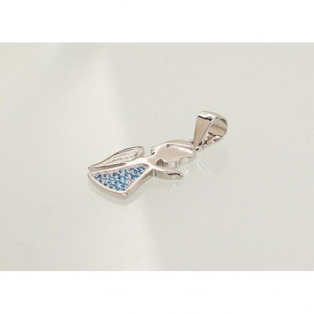 925° Silver pendant, Type: Women, Stone: Zirkons , 2301673(PRh-Gr)_CZ-AQ