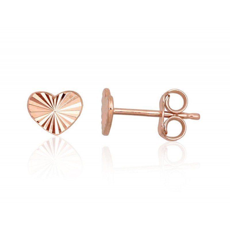585°, Gold classic studs earrings, Stone: No stone, Type: Nails, 1201459(Au-R)