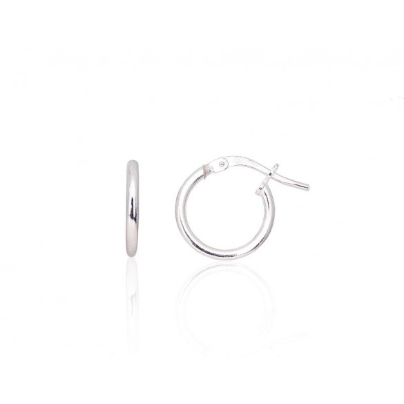 Silver earrings-rings