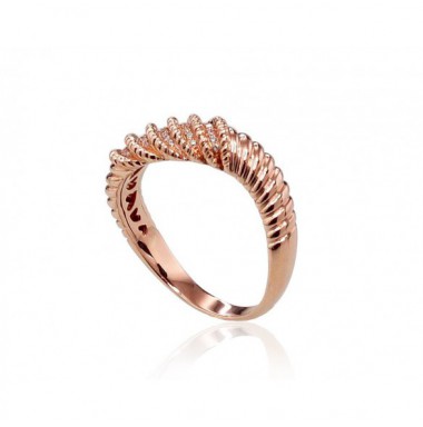 585° Gold ring, Stone: Diamonds, Type: With precious stones, 1100425(Au-R)_DI