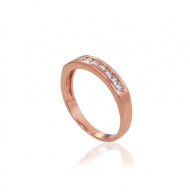 585° Gold ring, Stone: Diamonds, Type: With precious stones, 1100758(Au-R)_DI