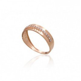 585° Gold ring, Stone: Zirkons , Type: Women, 1100833(Au-R)_CZ