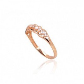 585° Gold ring, Stone: Zirkons , Type: Women, 1100953(Au-R)_CZ