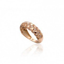 585° Gold ring, Stone: Zirkons , Type: Women, 1101003(Au-R)_CZ